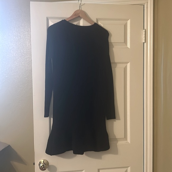 NWT COP.COPINE BLACK DROP WAIST DRESS MADE IN PORTUGAL SIZE LARGE - Picture 3 of 7